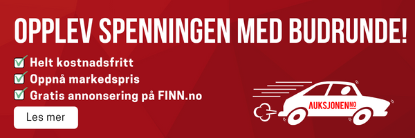 Kampanjebanner på Auksjonen.no