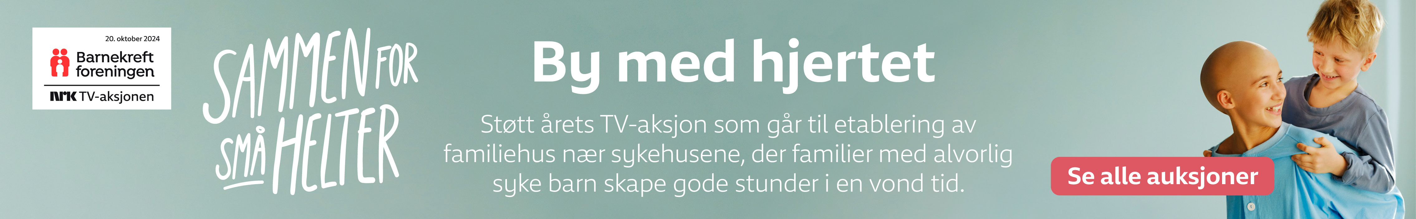 Kampanjebanner på Auksjonen.no