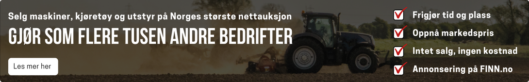 Kampanjebanner på Auksjonen.no