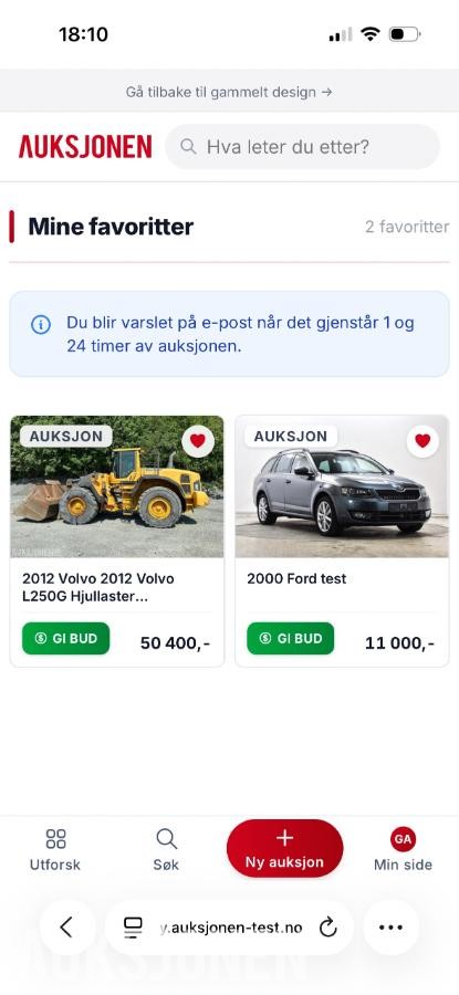 Test på tittel
