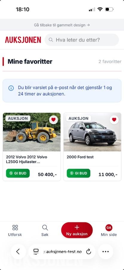 Test på tittel